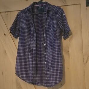 Women's Blue Checkered Shirt